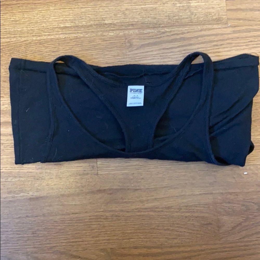 Pink Victoria secret black tank top